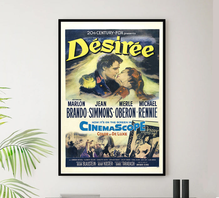 Desirée - Marlon Brando - 1954 - Vintage Movie Poster