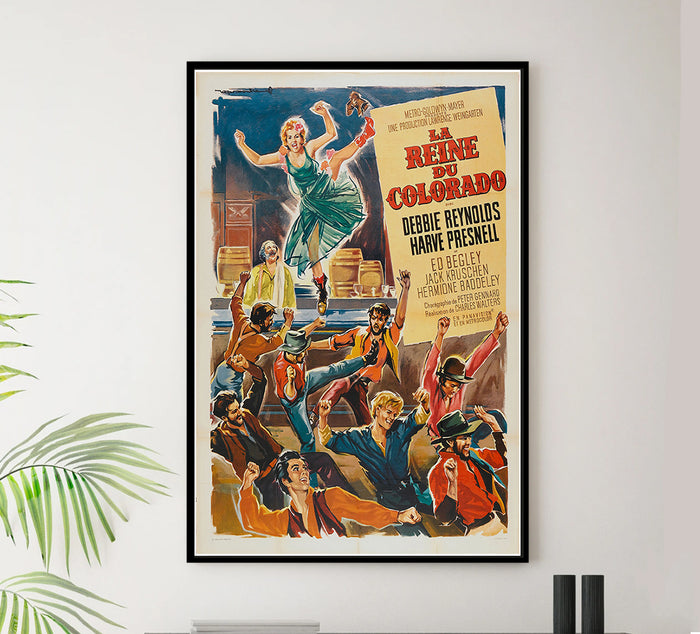 The Unsinkable Molly Brown - 1964 - French - Vintage Movie Poster