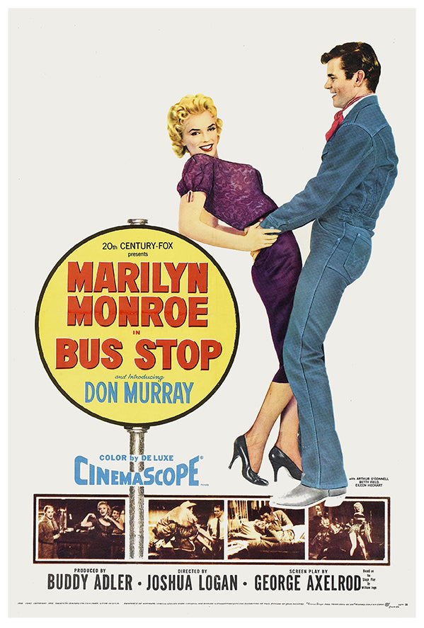 Bus Stop - Marilyn Monroe - 1956 v1 - Vintage Movie Poster