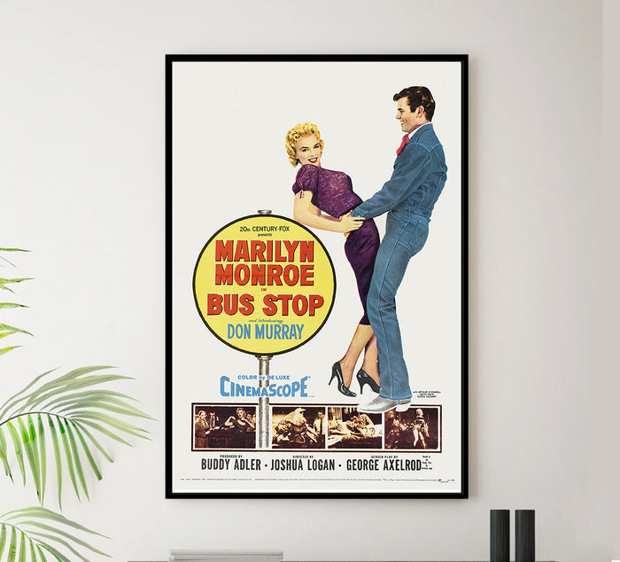 Bus Stop - Marilyn Monroe - 1956 v1 - Vintage Movie Poster