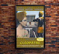 Cleopatra 1963 - Richard Burton - France - Classic Movie Poster