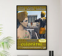Cleopatra 1963 - Richard Burton - France - Classic Movie Poster