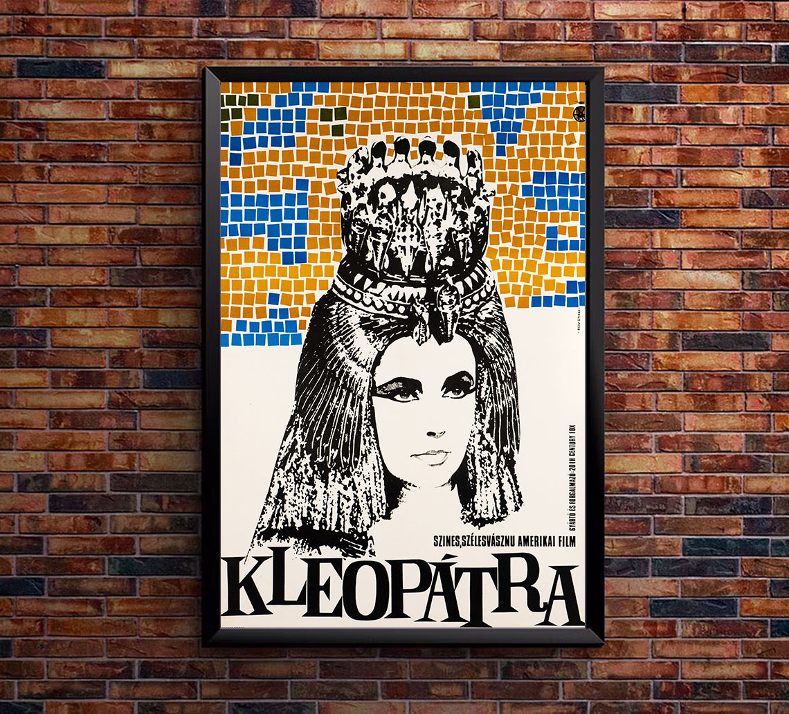 Cleopatra 1963 - Richard Burton - Hungary - Classic Movie Poster
