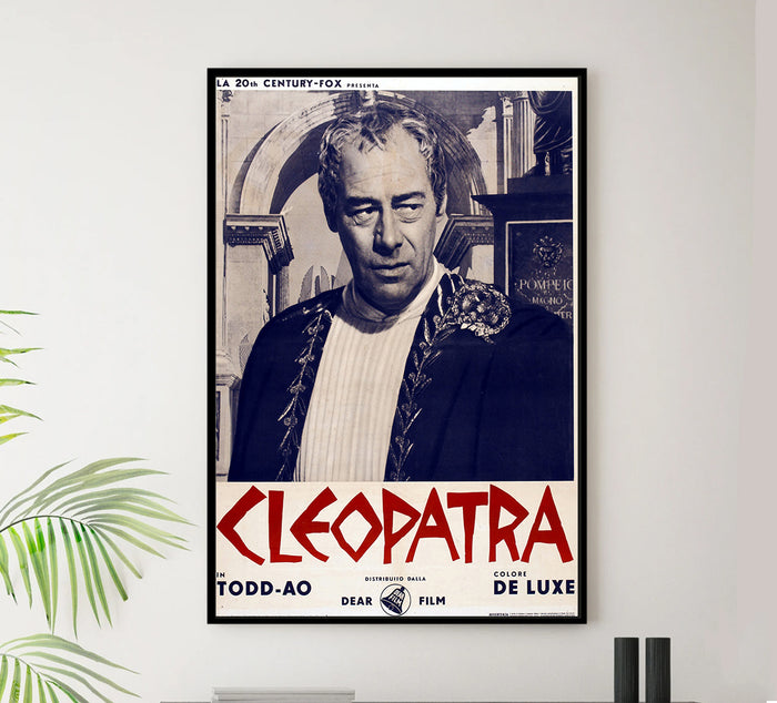 Cleopatra 1963 - Richard Burton - Italy 2 - Classic Movie Poster