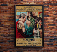 Cleopatra 1963 - Richard Burton - Italy 3 - Classic Movie Poster