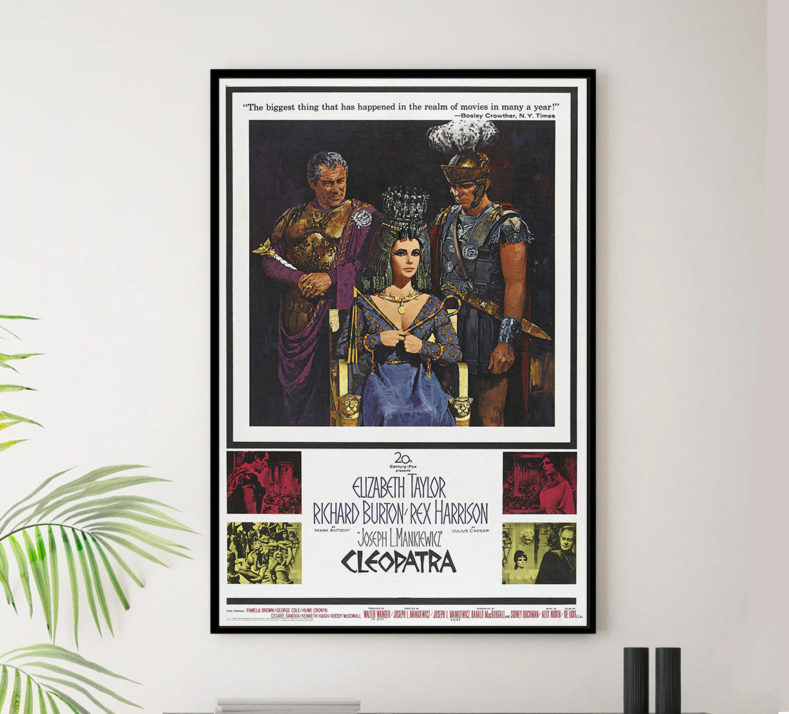 Cleopatra 1963 - Richard Burton - US 2 - Classic Movie Poster
