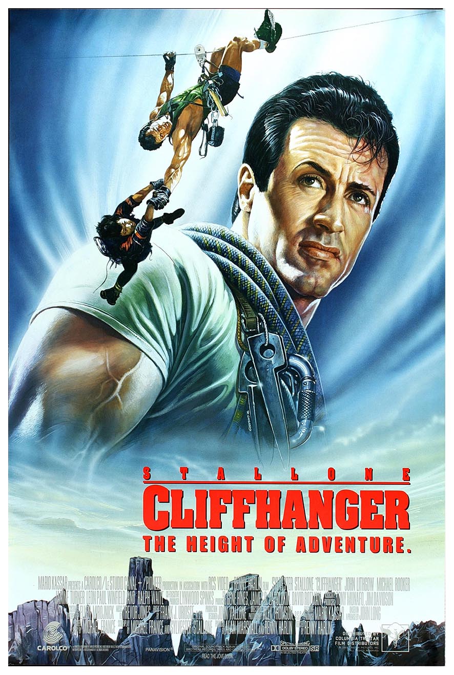 Cliffhanger 1993 v1 - Classic Movie Poster