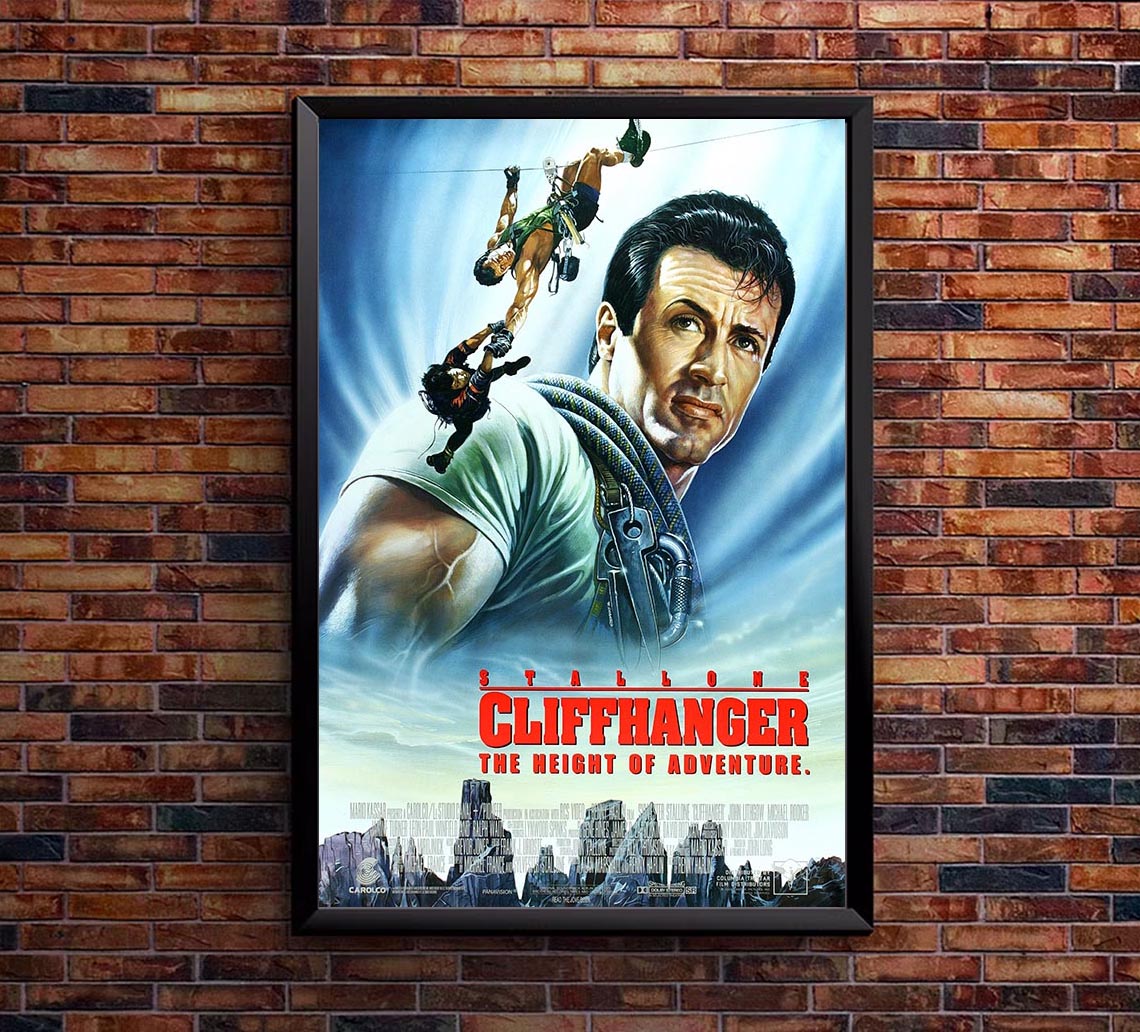 Cliffhanger 1993 v1 - Classic Movie Poster