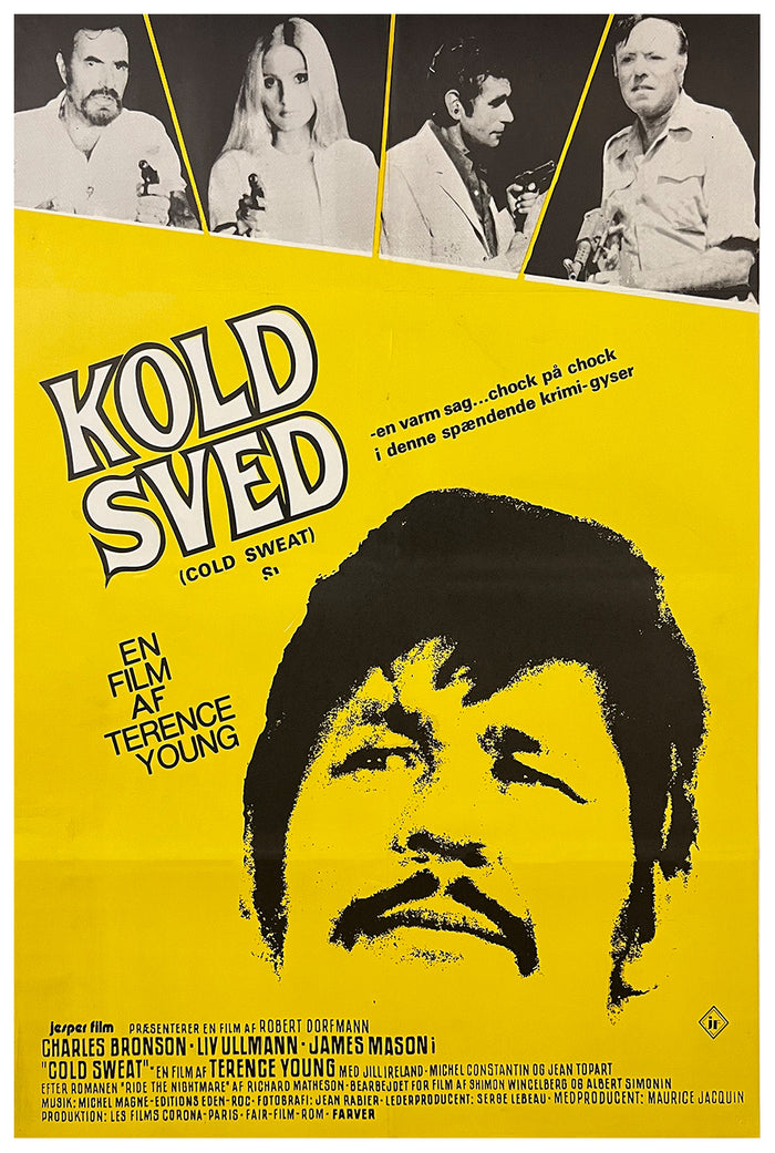 Cold Sweat 1970 - Denmark - Classic Movie Poster