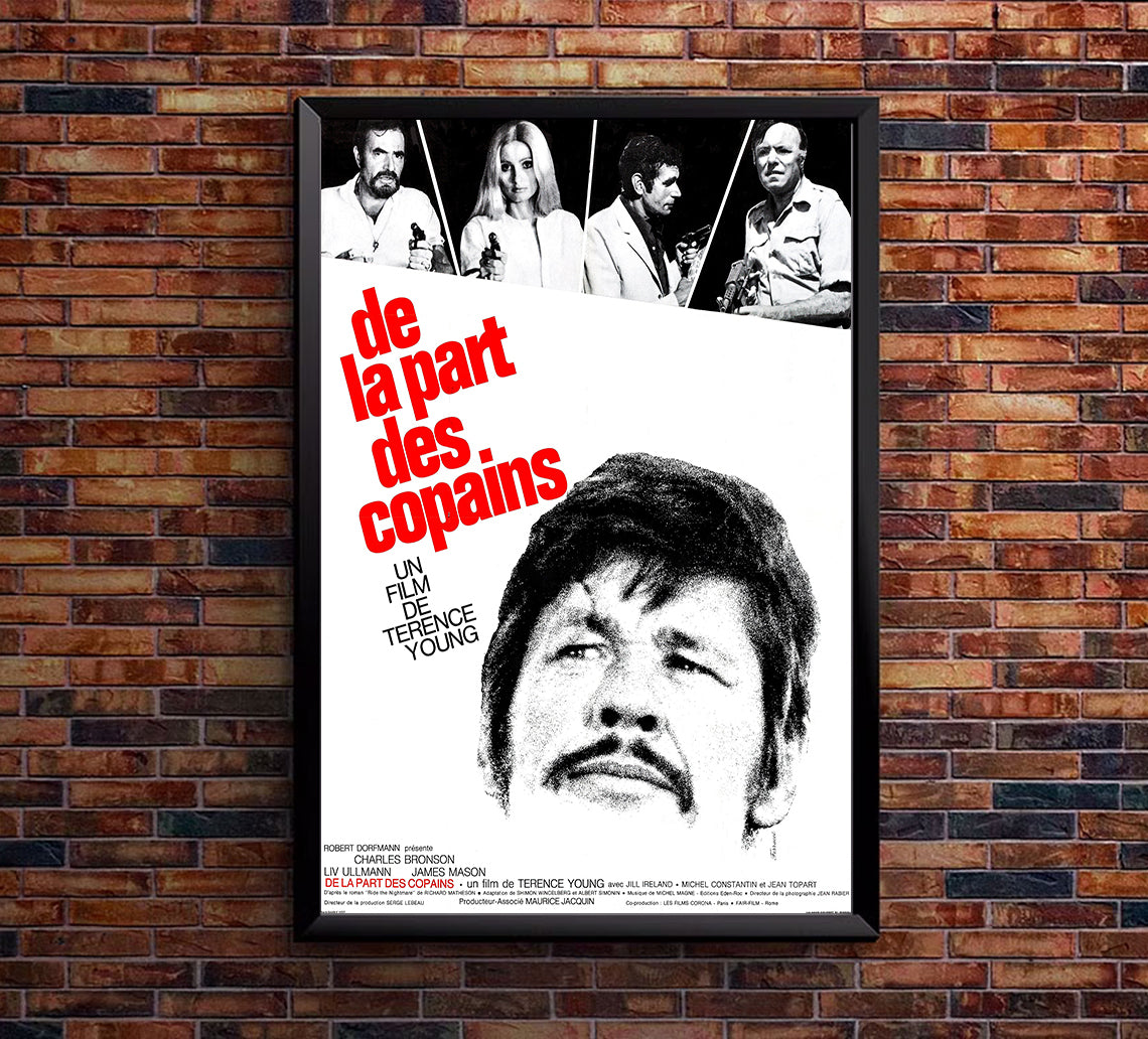 Cold Sweat 1970 - Charles Bronson - France- Classic Movie Poster