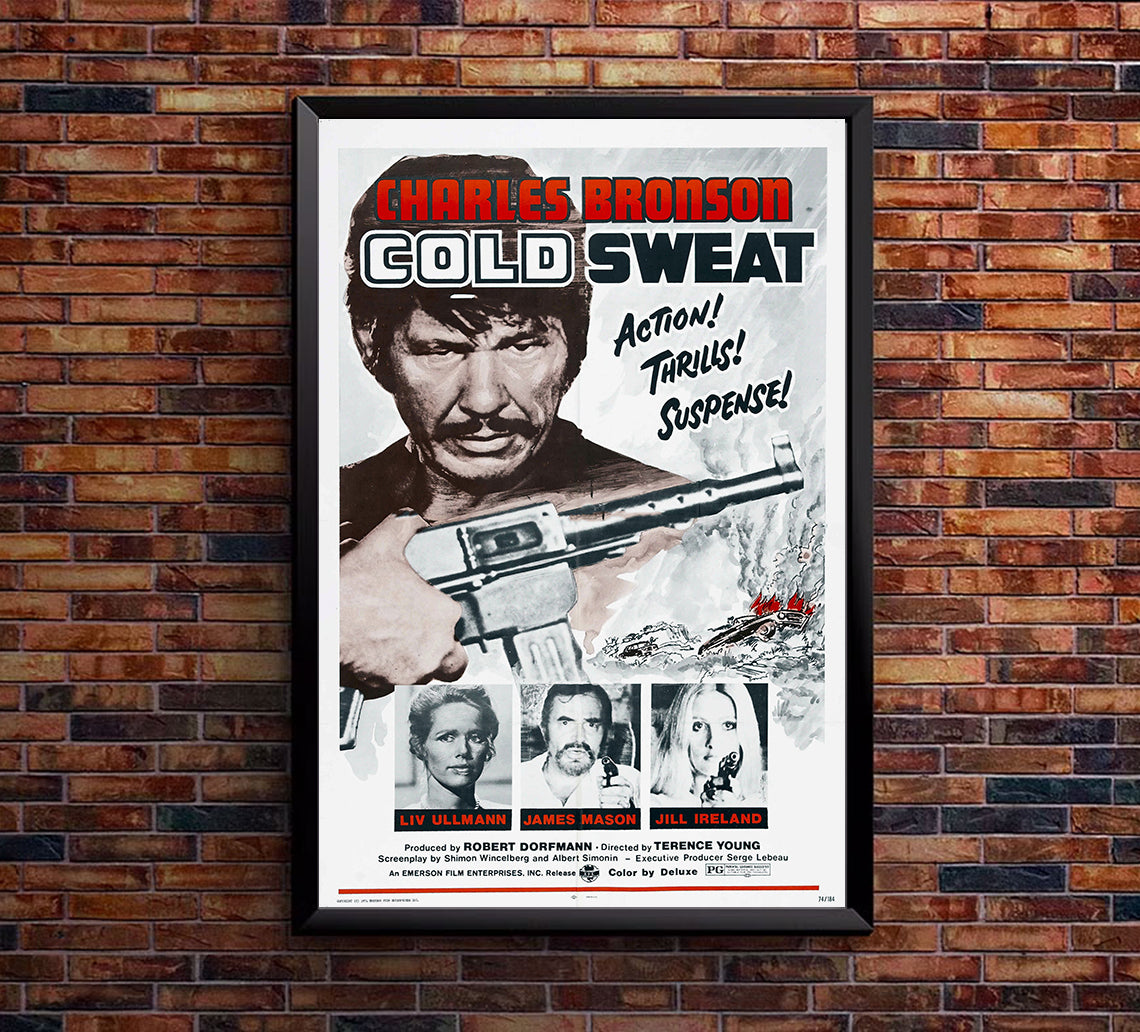 Cold Sweat 1970 - Charles Bronson - US - Classic Movie Poster