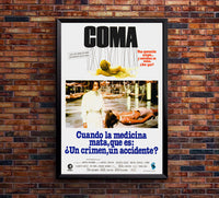 Coma 1978 - Michael Douglas - Spain - Classic Movie Poster