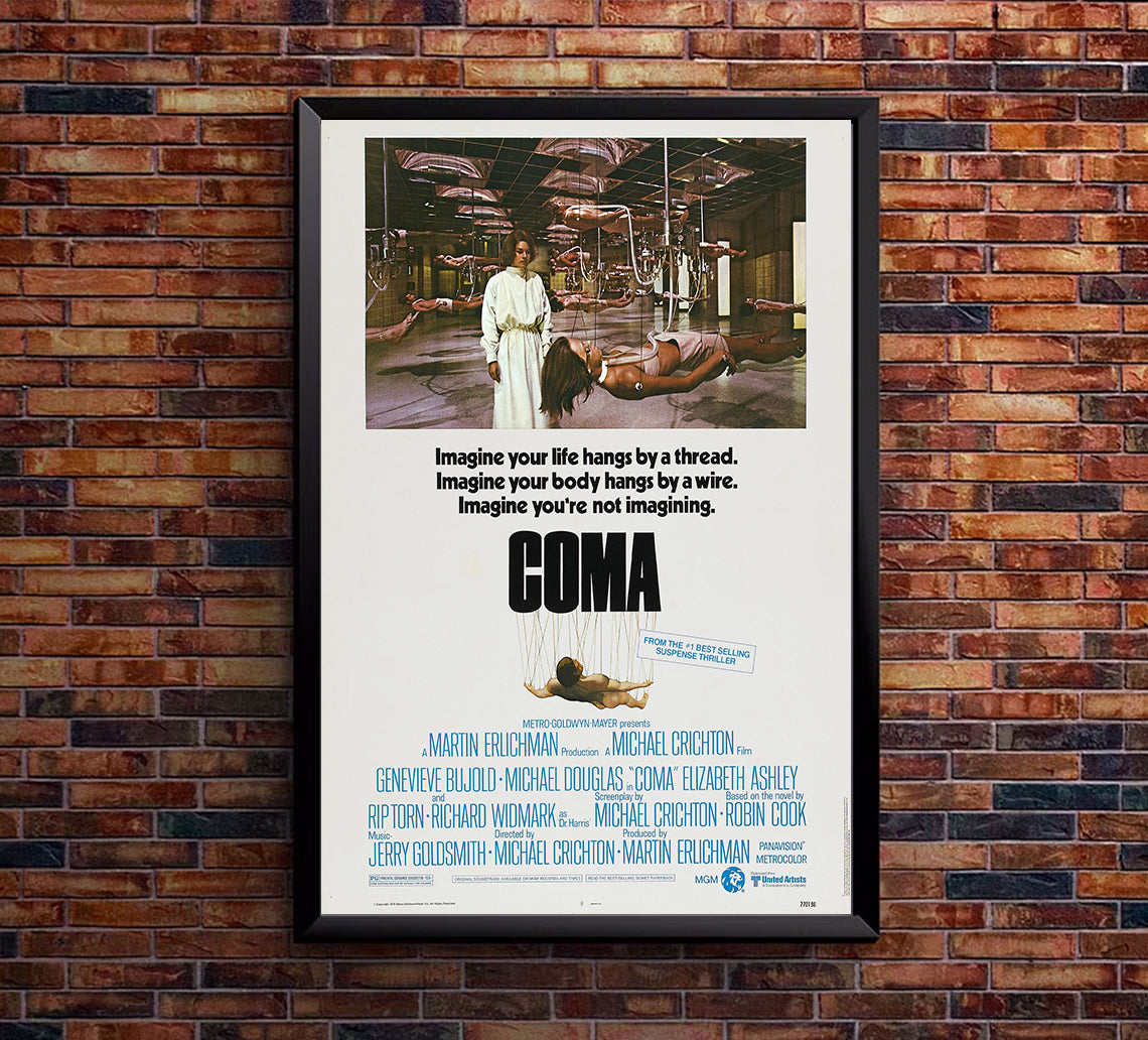 Coma 1978 - Michael Douglas - US - Classic Movie Poster