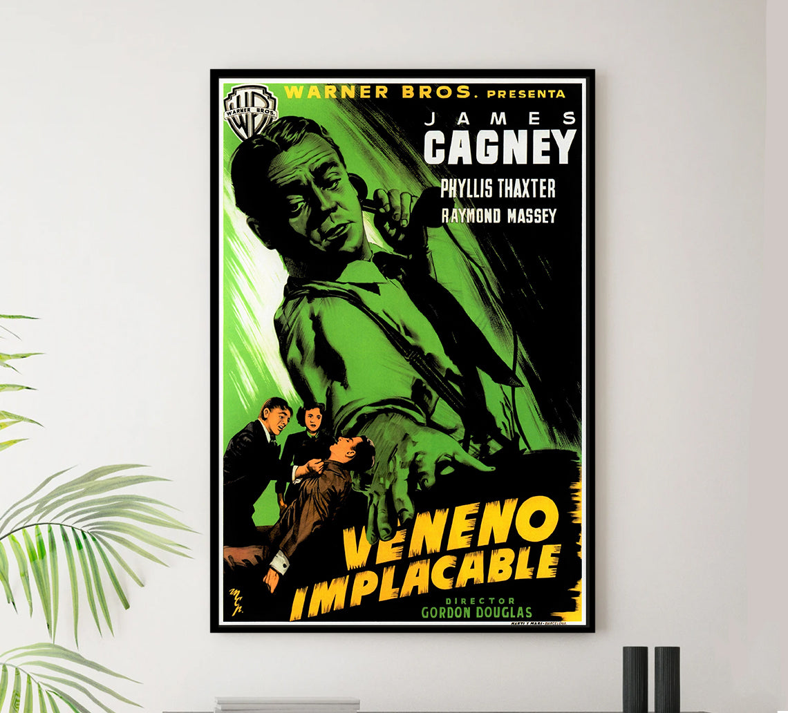 Come Fill the Cup 1951 - James Cagney - Spain - Classic Movie Poster