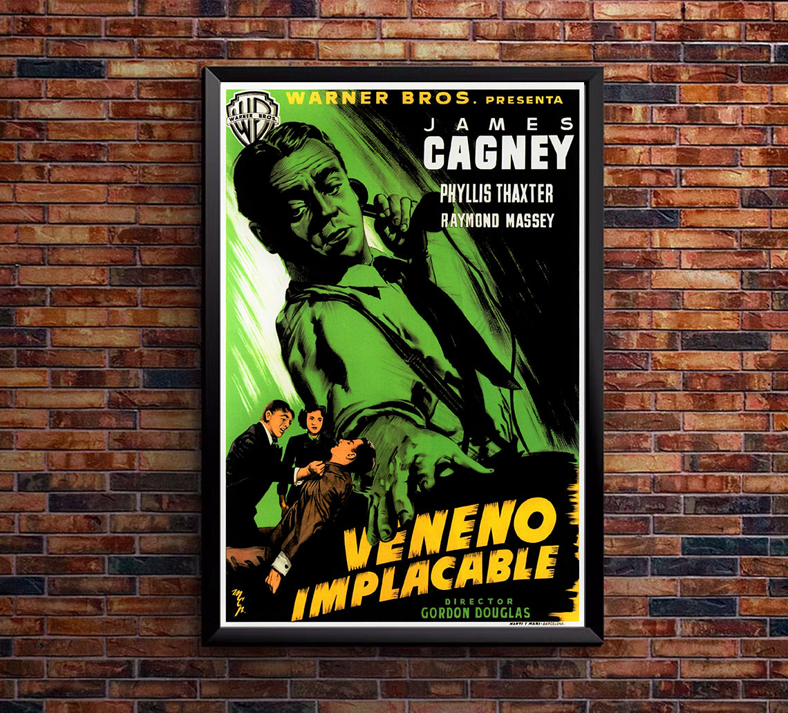 Come Fill the Cup 1951 - James Cagney - Spain - Classic Movie Poster