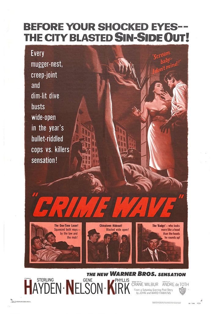 Crime Wave 1953 - US - Classic Movie Poster