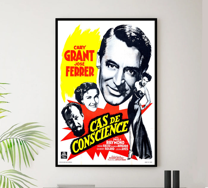 Crisis 1950 - Cary Grant - France - Classic Movie Poster