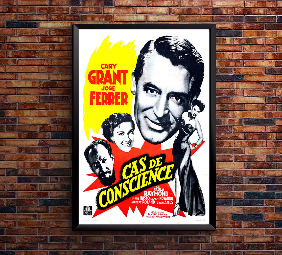 Crisis 1950 - Cary Grant - France - Classic Movie Poster