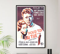 Criss Cross 1949 - Burt Lancaster - France - Classic Movie Poster