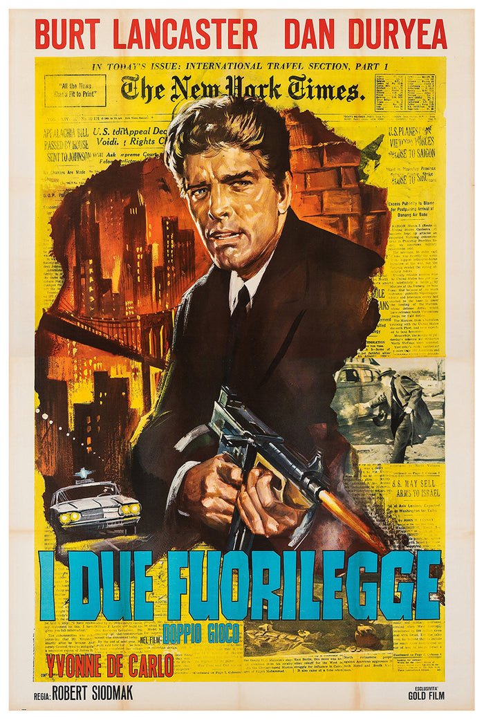 Criss Cross 1949 - Burt Lancaster - Italy - Classic Movie Poster