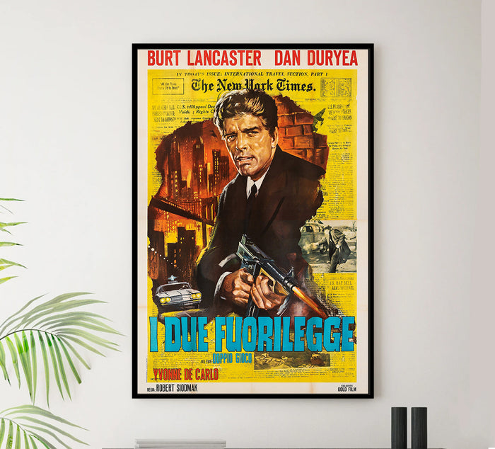 Criss Cross 1949 - Burt Lancaster - Italy - Classic Movie Poster