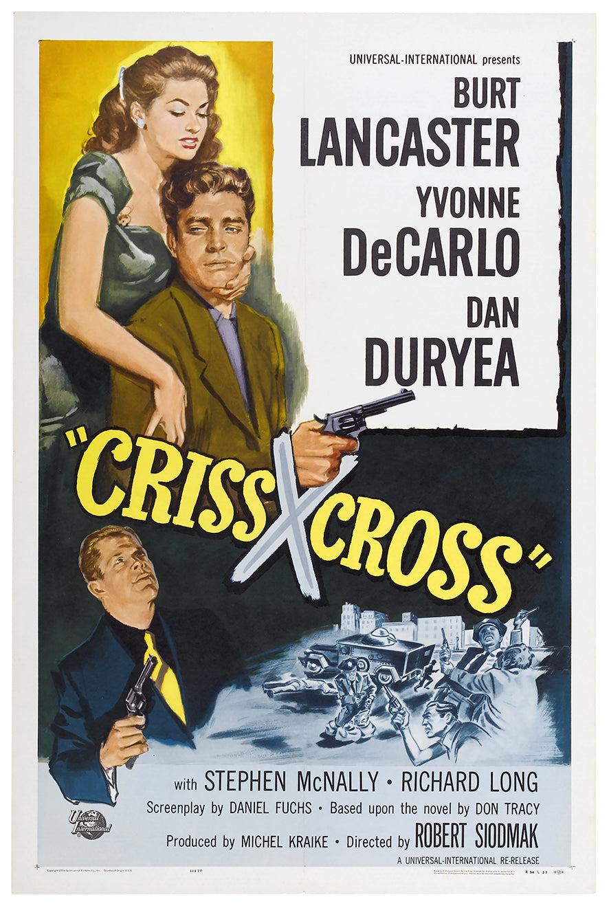 Criss Cross 1949 - Burt Lancaster - US - Classic Movie Poster