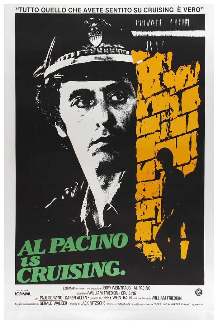 Cruising 1980 - Al Pacino - Italy - Classic Movie Poster