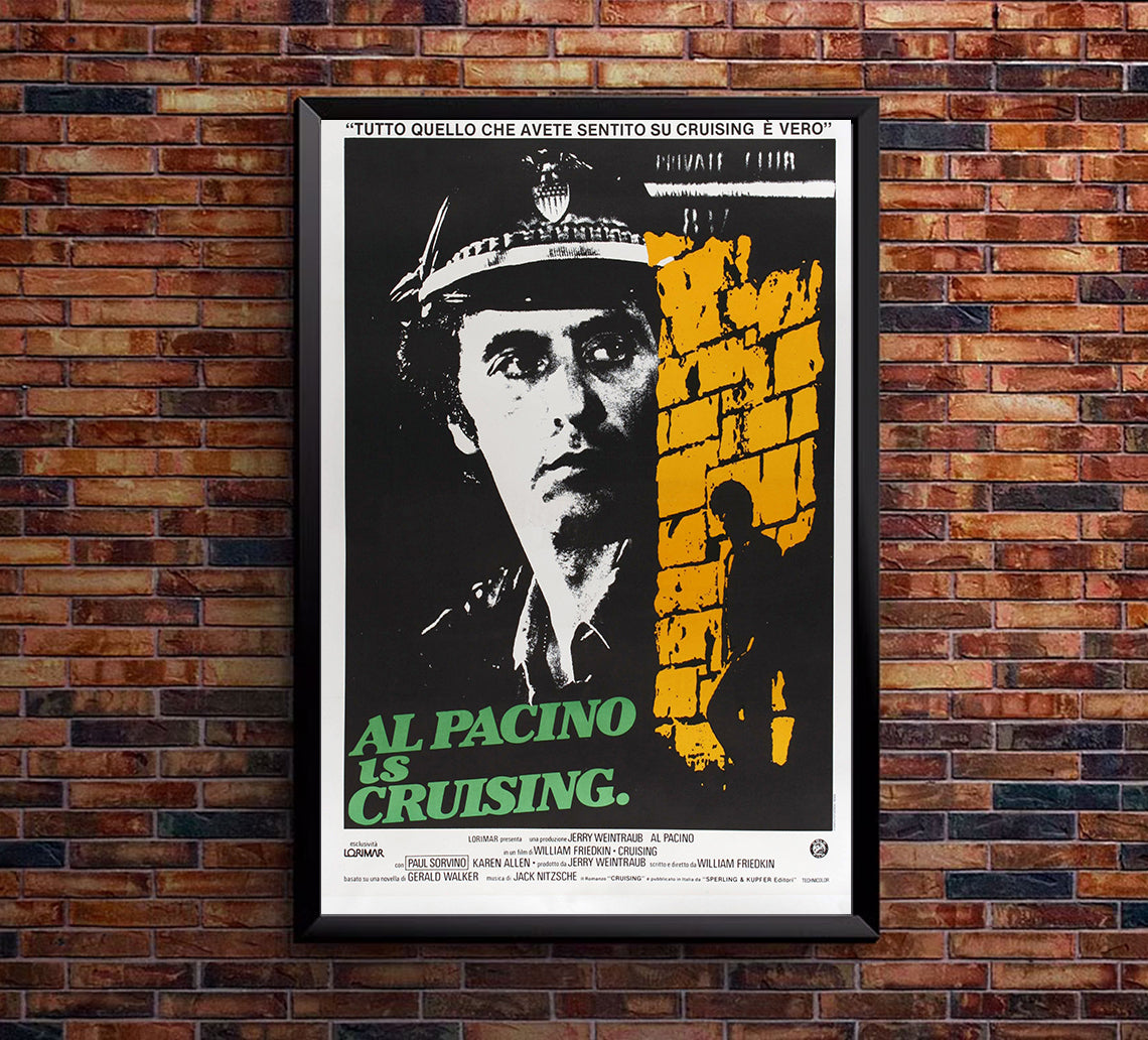 Cruising 1980 - Al Pacino - Italy - Classic Movie Poster