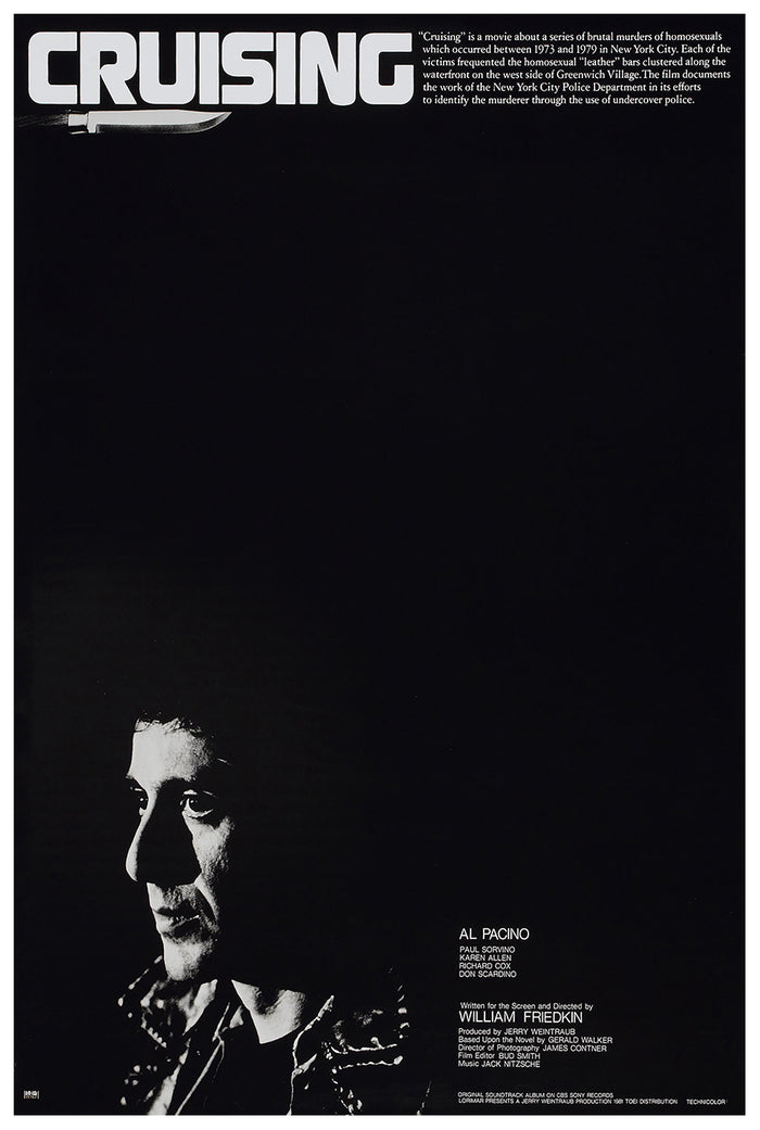 Cruising 1980 - Al Pacino - Japan - Classic Movie Poster