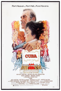 Cuba 1979 - Sean Connery - Vintage Classic Movie Poster