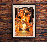 Cutthroat Island 1995 - Vintage Pirate Classic Movie Poster