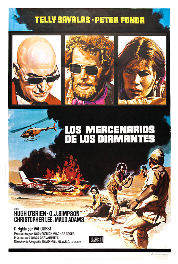 Killer Force - 1976 - Spanish - Vintage Movie Poster