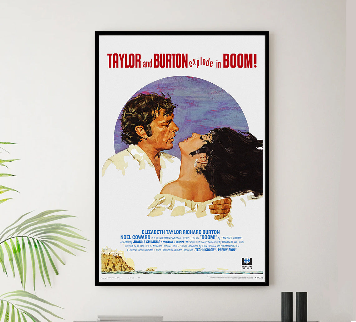 Boom 1968 - Richard Burton - US - Classic Movie Poster – Lost