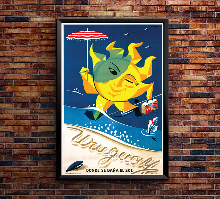 Uruguay - Vintage Travel Poster