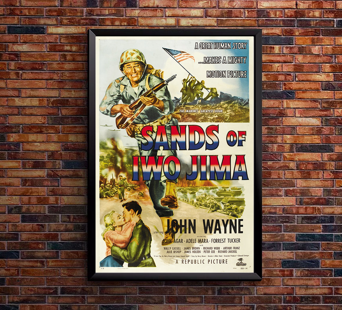 Sands of Iwo Jima - John Wayne - 1950 - Movie Poster