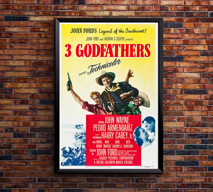 Godfathers - John Wayne - 1948 - Movie Poster