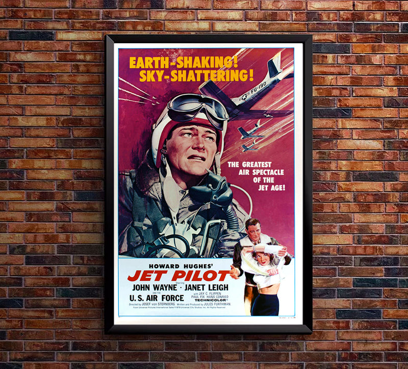 Jet Pilot - John Wayne -  1957 - Movie Poster