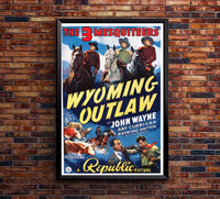 Wyoming Outlaw - John Wayne - 1939 - Movie Poster