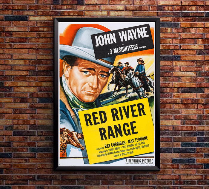 Red River Range - John Wayne - 1938 - Movie Poster