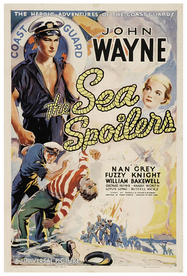 Sea Spoilers - John Wayne - 1936 - Movie Poster