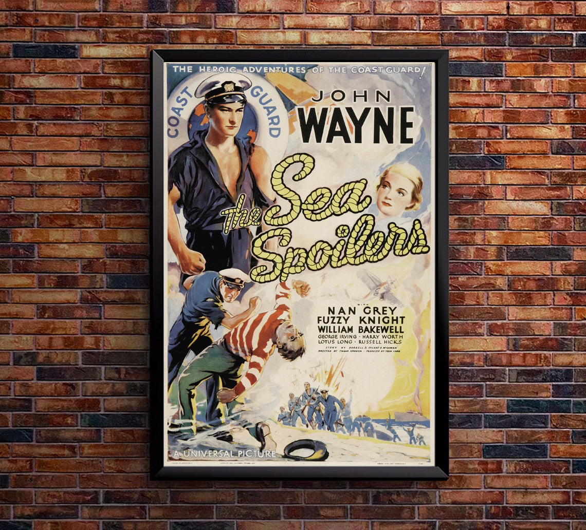 Sea Spoilers - John Wayne - 1936 - Movie Poster