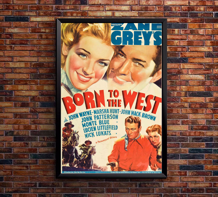 Born to the West - 1937 - Movie Poster  - John Wayne