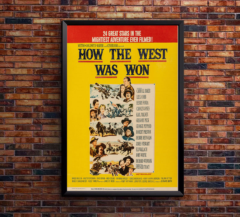 How The West Was Won - 1962 - Movie Poster