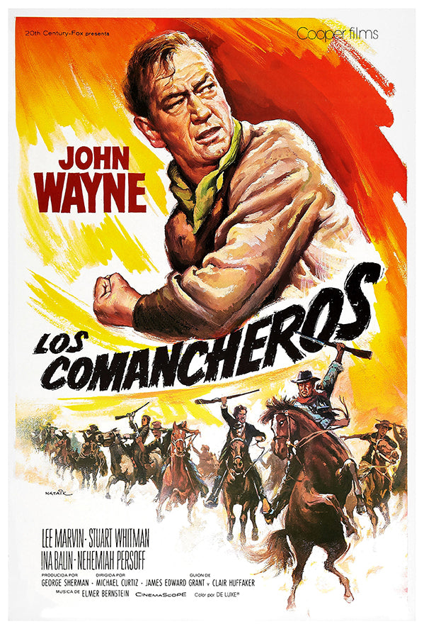 The Comancheros - 1961 - Spanish - Movie Poster