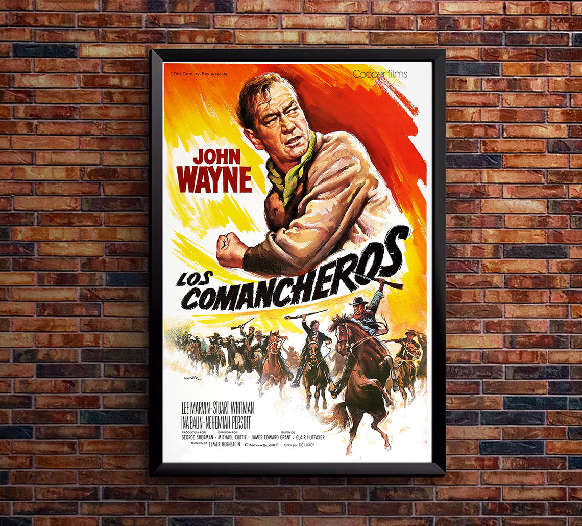 The Comancheros - 1961 - Spanish - Movie Poster