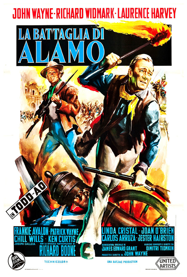 The Alamo - John Wayne - 1960 - Italian - Movie Poster