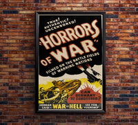 Horrors of War - WW1 Poster