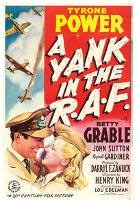 A Yank in the RAF - 1941 - WW2 Movie Poster