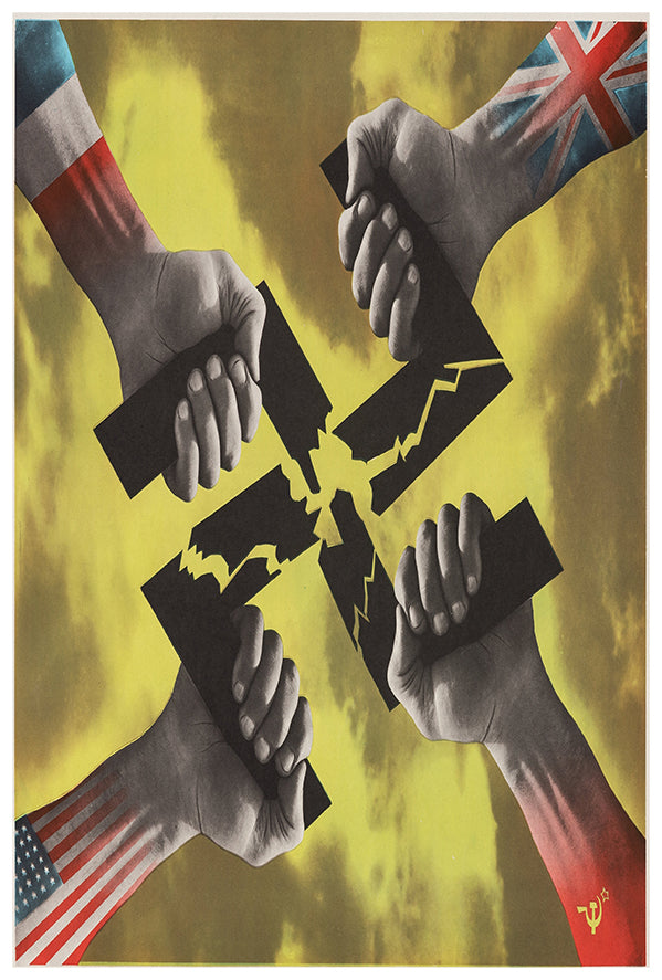 Breaking Nazi Germany - WW2 Poster