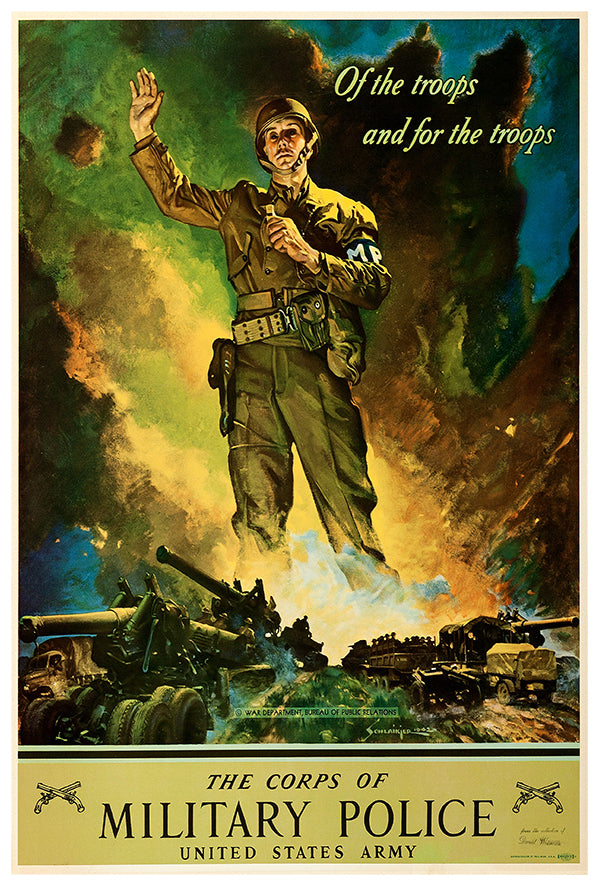 Corps of Military Police - WW2 Poster